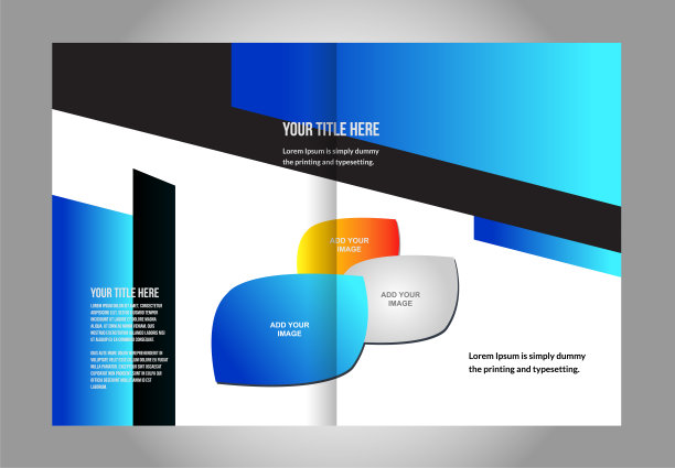 矢量商业宣传册(小册子)模板图片下载