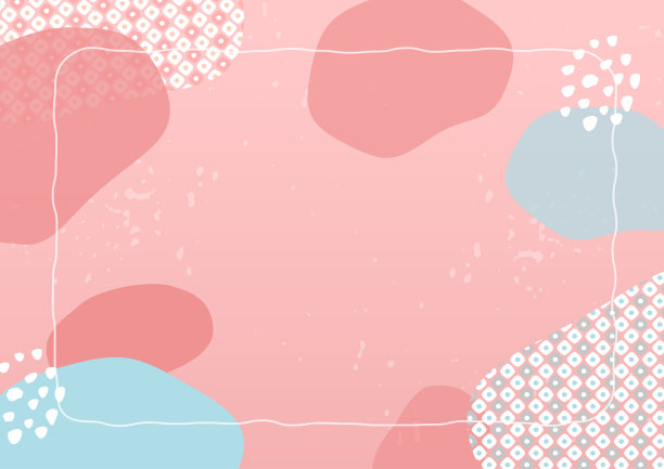 春天日本现代抽象A4比的背景图片下载