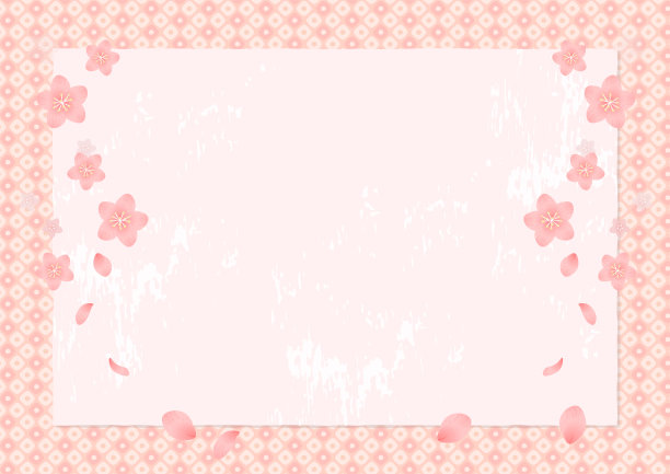 A4比桃花背景。图片下载