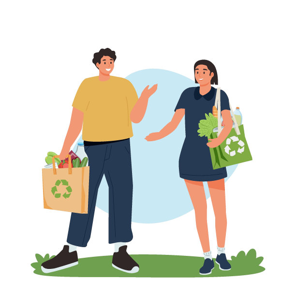 生态生活方式，零浪费生活理念。养成绿色可持续的习惯。有意识地用消费者回收、再生。图片下载