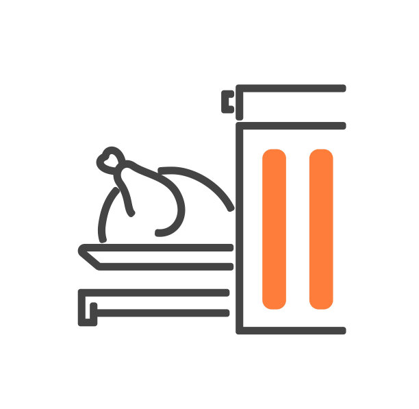 鸡腿图标颜色图片下载