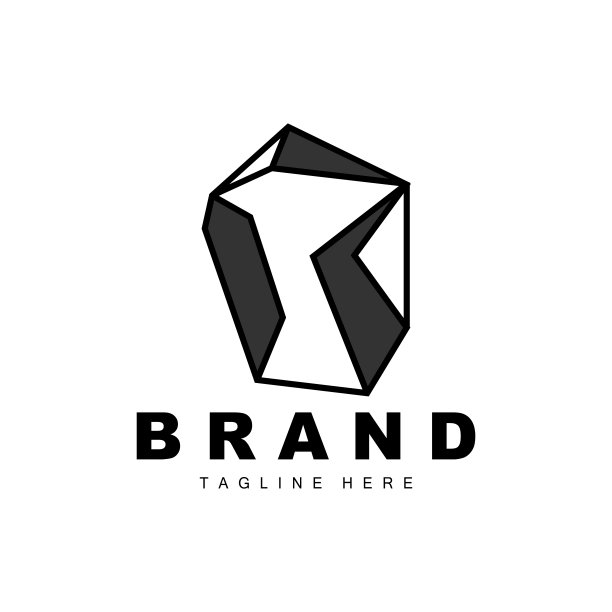 石材标志，宝石线石材设计，钻石，水晶，简单优雅，产品品牌矢量，天然石材图标图片下载