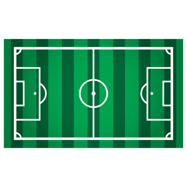 时尚平面设计的足球场图片下载