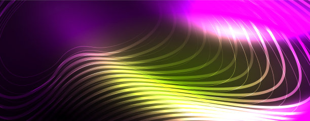 高科技霓虹灯波线动态电动运动图片下载