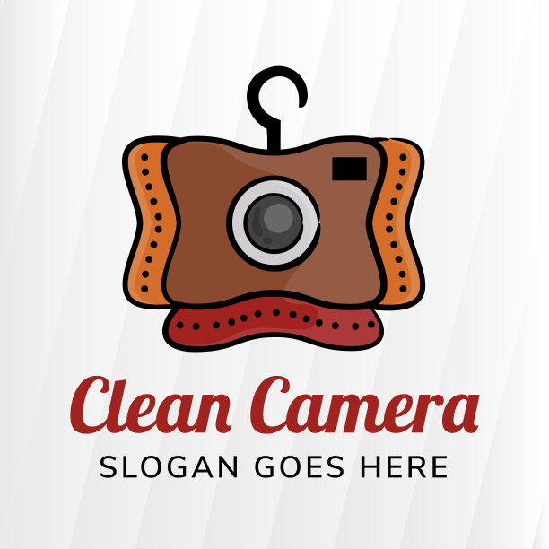干净的相机图标品牌设计模板图片下载