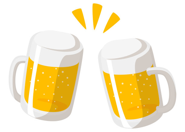 吐司和生啤酒。图片下载