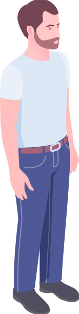 等距的男人图片下载