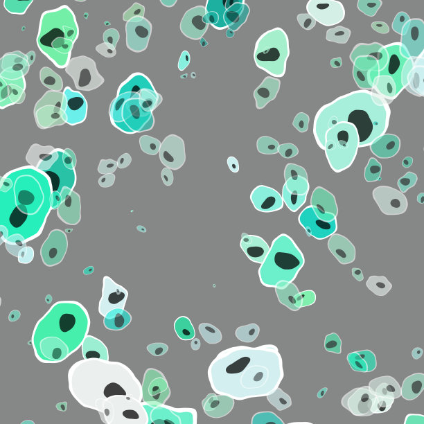 摘要病毒或致病菌细胞图图片下载