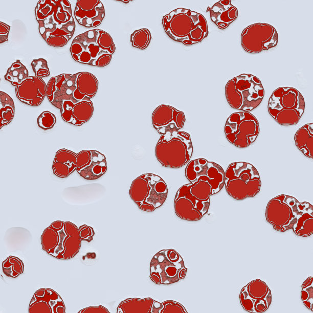 摘要病毒或致病菌细胞图图片下载