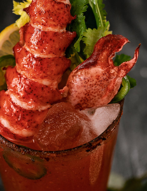 龙虾鸡尾酒图片下载