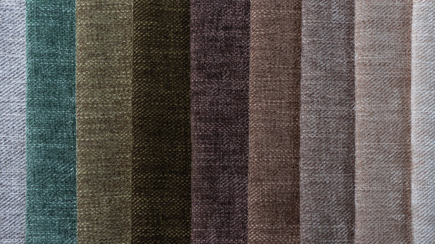 多色套室内装饰面料样品选择，收集纺织品色板图片下载