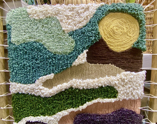 织物材料编织景观图片下载