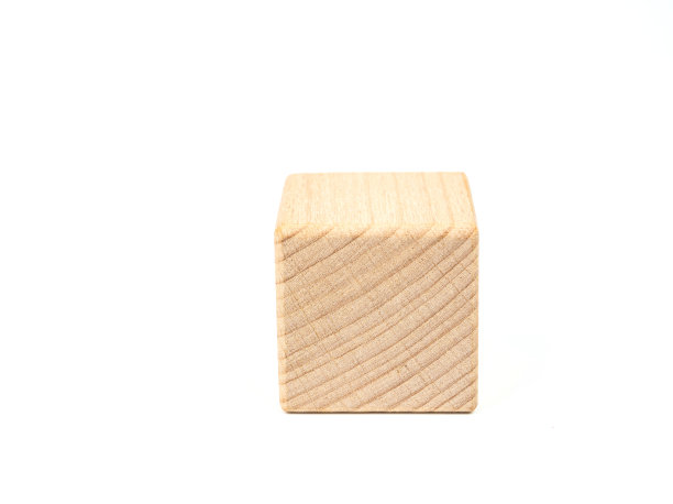 白底木块立方体图片下载