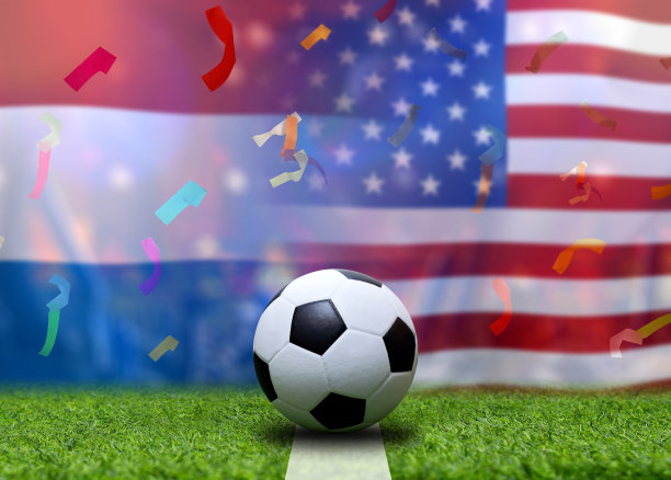 足球杯比赛16支球队在荷兰国家和美国国家之间进行。图片下载
