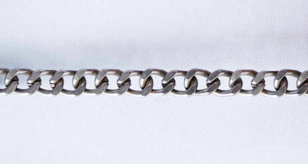 银链孤立背景图片下载