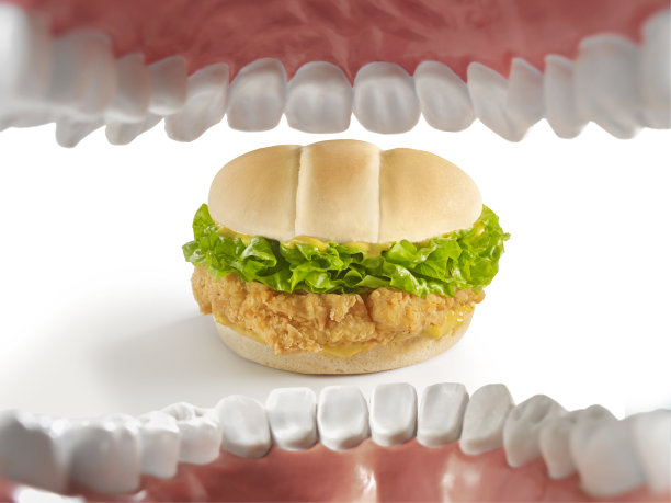 吃汉堡图片下载