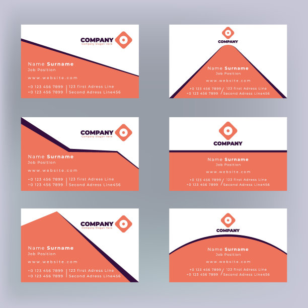 创意专业的名片设计图片下载