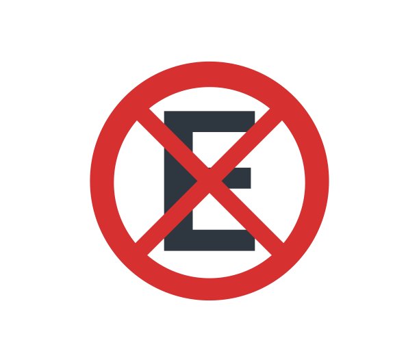 请勿停车或停止图标。图片下载