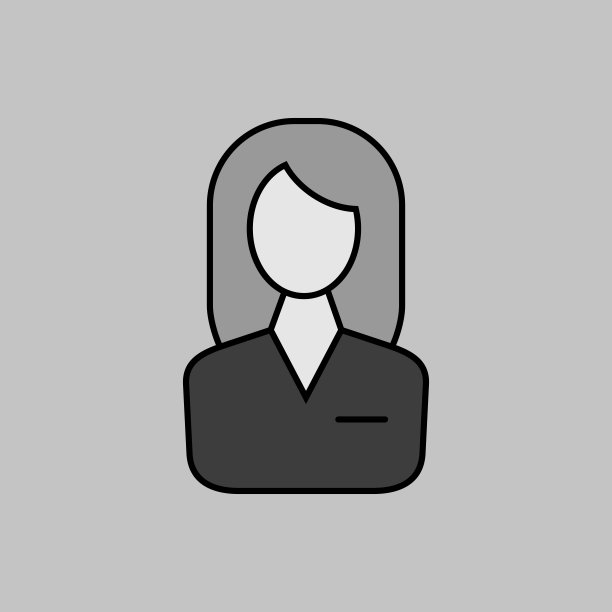 女性用户轮廓图标，商业符号图片下载
