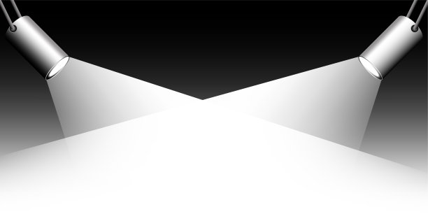 现实的探照灯。节日的背景。矢量插图。股票的形象。图片下载