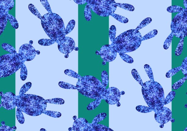 动物熊无缝图案的包装纸和孩子图片下载