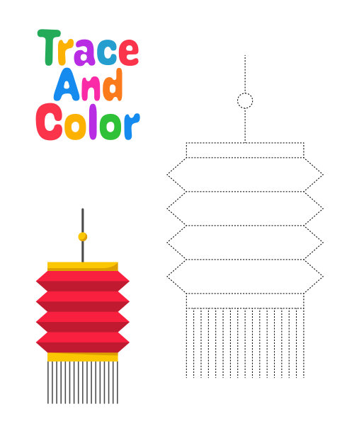 小朋友画灯笼习作图片下载