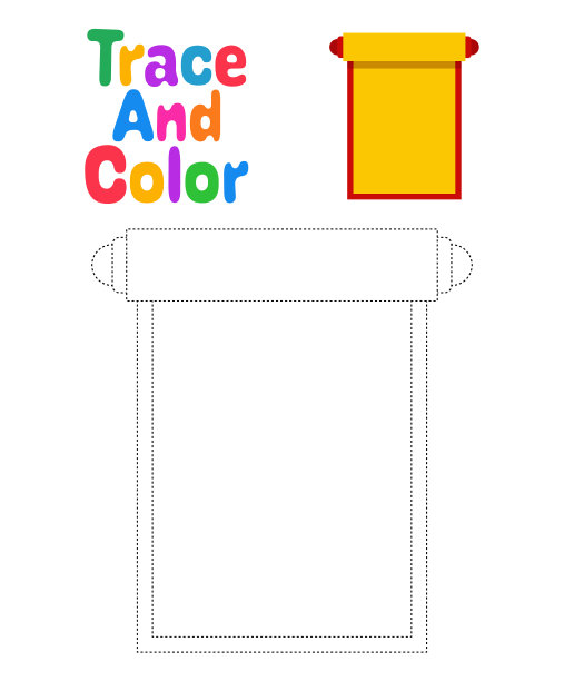 儿童中文画卷练习题图片下载