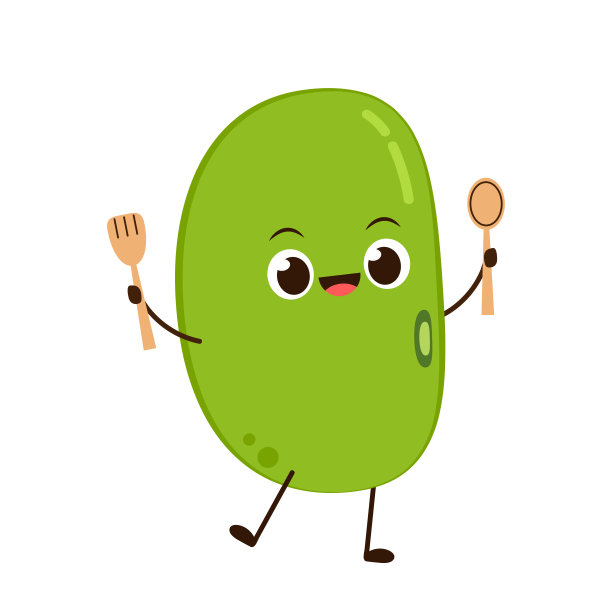 绿豆向量绿豆人物设计插画图片素材