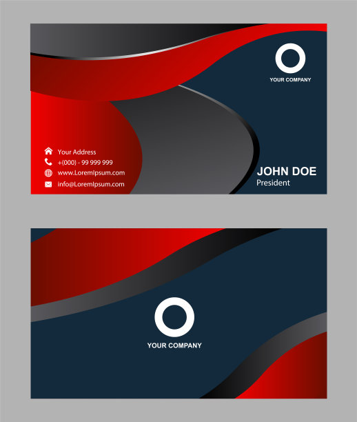 优雅的名片设计图片下载