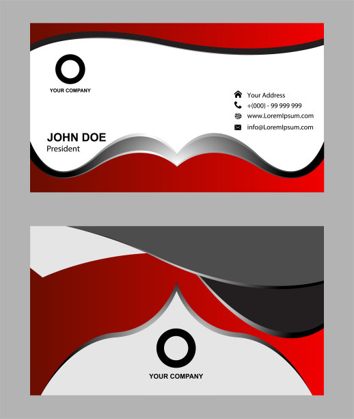 创意名片组或名片组垂直设计图片下载