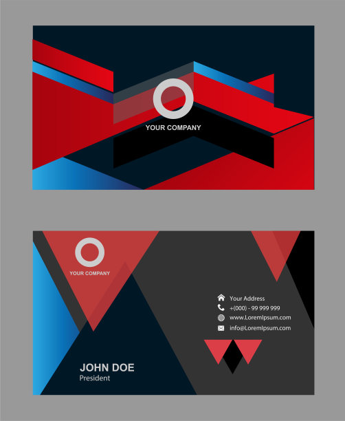 Business cards design vector template图片下载