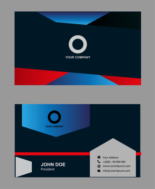 Business cards design vector template图片下载