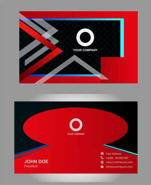 Elegant business card design  design vector template图片下载
