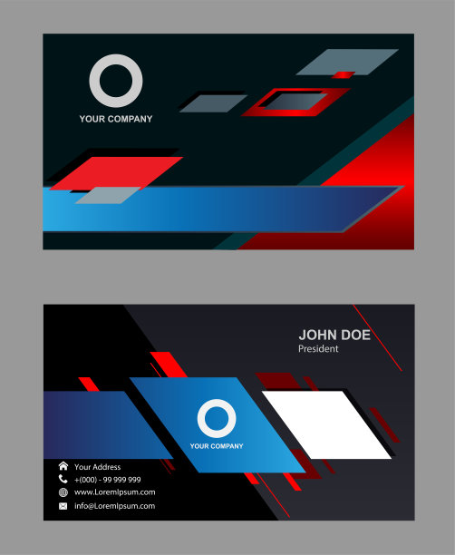 矢量名片集，元素设计图片下载