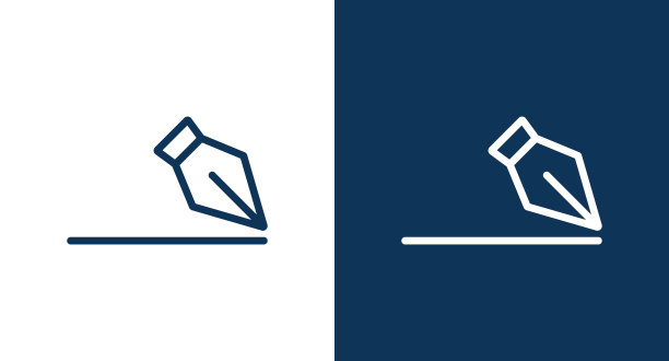 签名轮廓图标说明隔离矢量符号符号图片下载