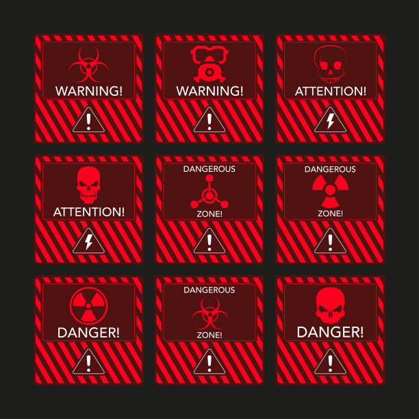 危险区警告图片下载