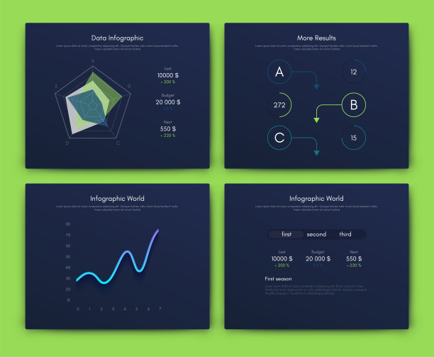矢量图形信息图表与六个选项。模板用于创建移动应用程序，工作流布局，图表，横幅，网页设计，业务报告6步图片下载