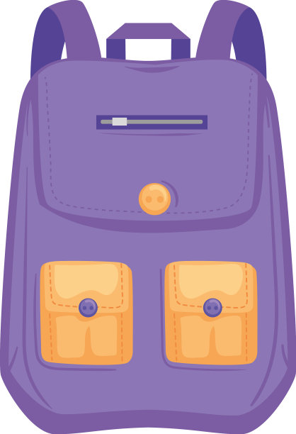 紫色书包装备图片下载