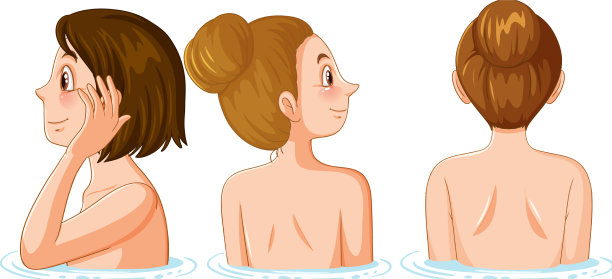 一套放松的女人在温泉图片下载