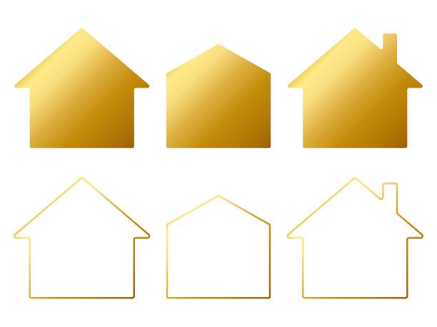 6个房子图标图片下载