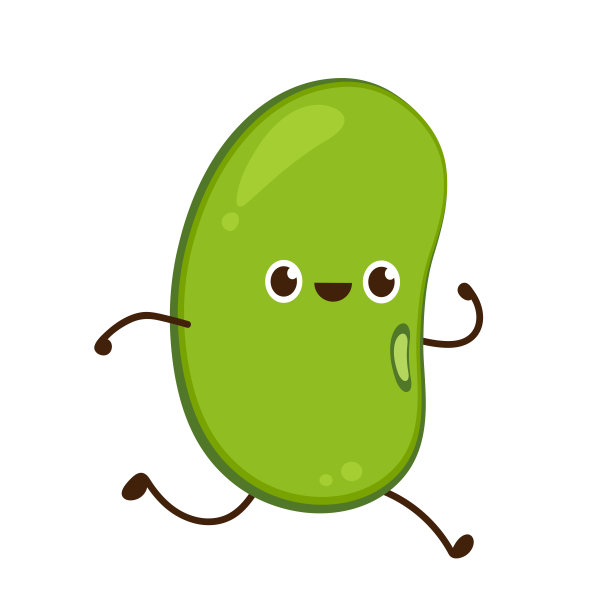 绿豆向量绿豆人物设计插画图片素材