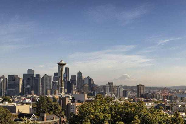 西雅图的高楼大厦图片下载