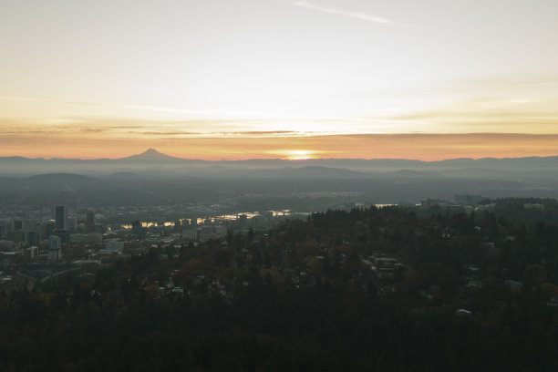 波特兰日出图片下载
