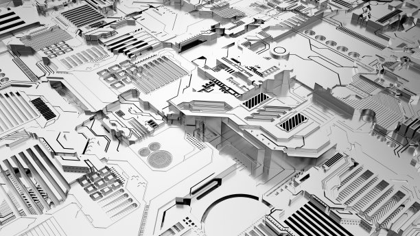 3d电路板背景图片下载