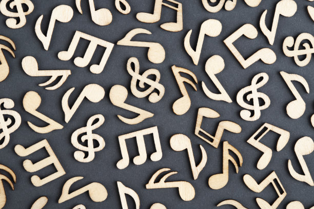 木制音符图片下载