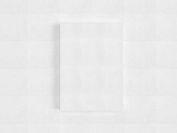 一本书的3d图像与平原背景图片下载