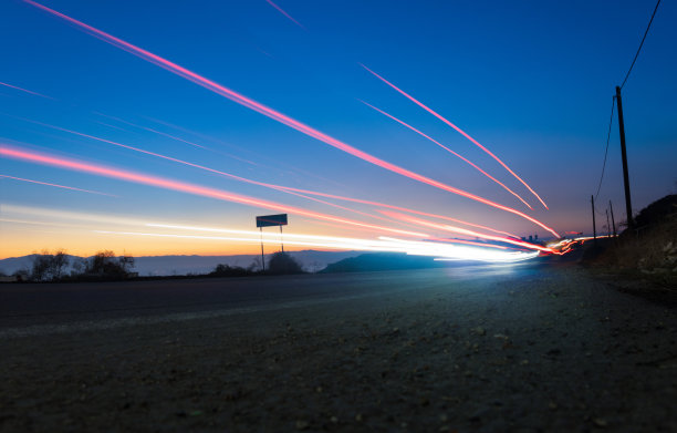 抽象的光迹，长时间曝光图片下载