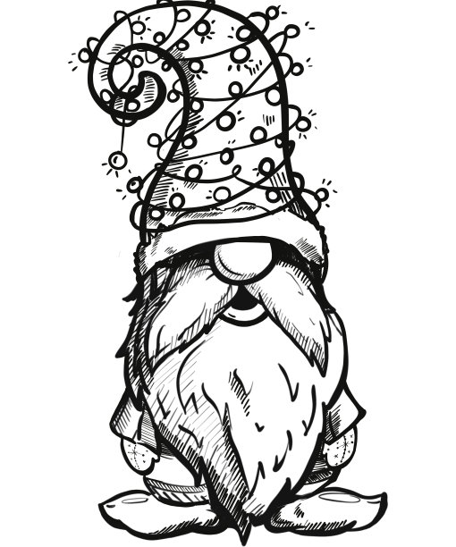 小花园侏儒的插图图片下载