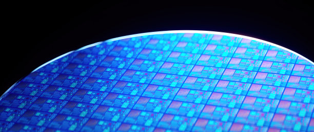 赛博朋克AI的3D渲染。电路板。技术背景。中央计算机处理器CPU和GPU的概念。主板数字芯片。科技背景。图片下载