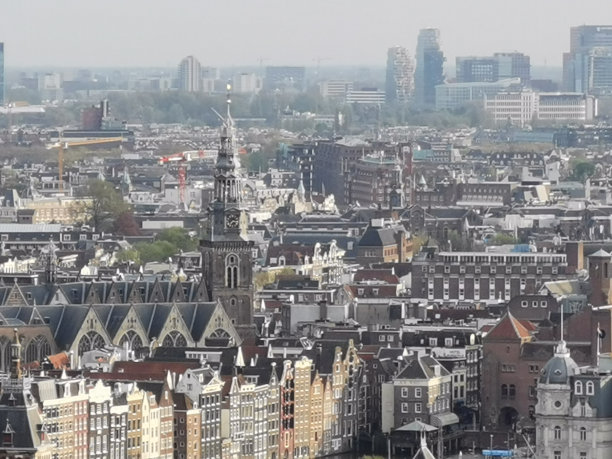 荷兰阿姆斯特丹的全景图片下载